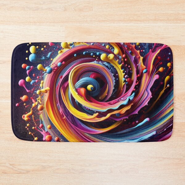 Item preview, Colorful swirl of colors joy of colour designed and sold by Girih.