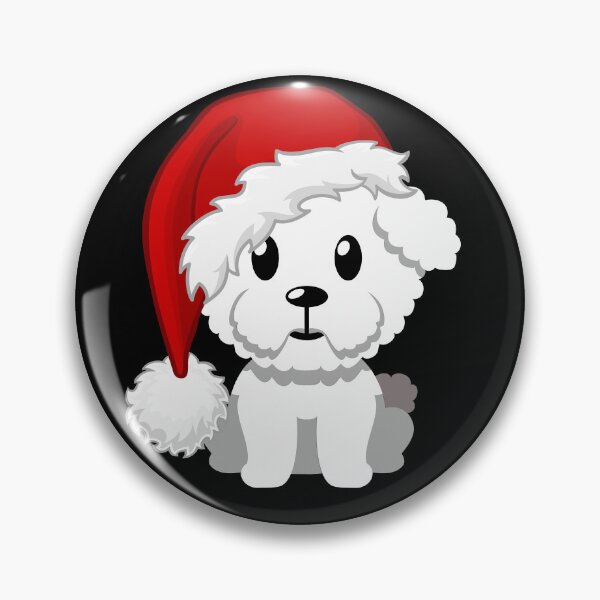 Item preview, Bichon Frisé Santa designed and sold by Khihi.