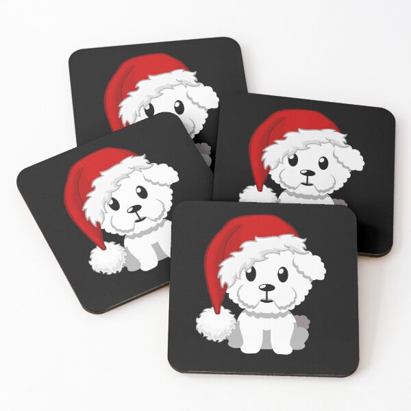 Item preview, Bichon Frisé Santa designed and sold by Khihi.