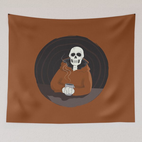Item preview, Wake up and smell the coffee skeleton designed and sold by Studio Valko.