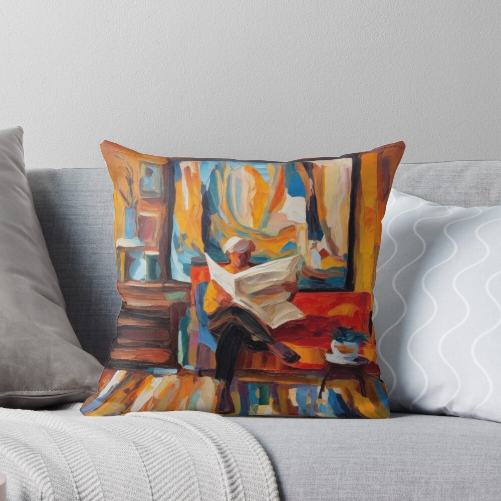 Item preview, Throw Pillow designed and sold by kultomatic.