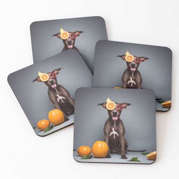 Item preview, Dog with Fruits designed and sold by carolablanco.