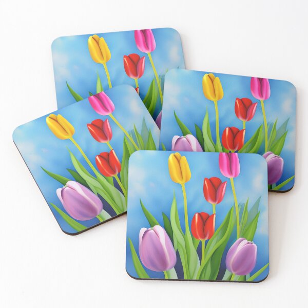 Item preview, Tulip Painting designed and sold by FlutterByH.
