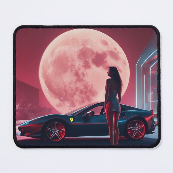 Item preview, Supercar and woman Art designed and sold by 3DLD.