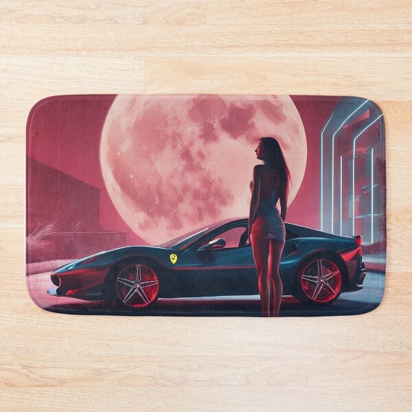 Item preview, Supercar and woman Art designed and sold by 3DLD.