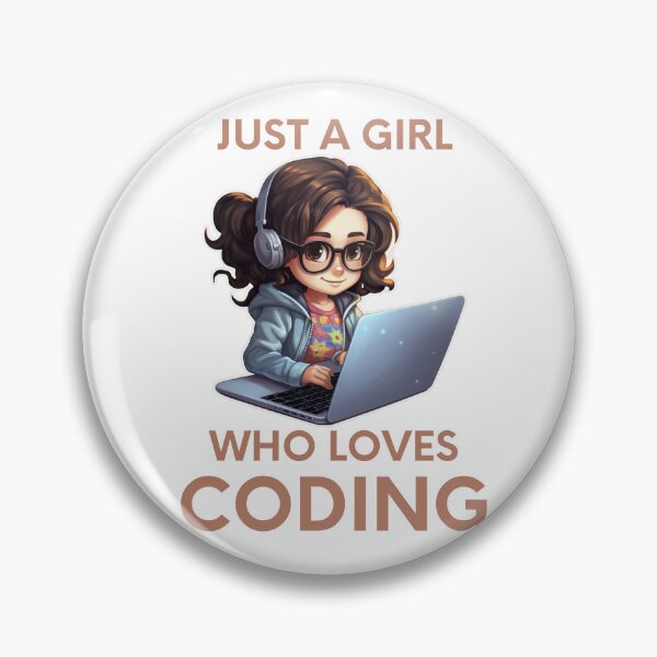 Item preview, Just A Girl Who Loves Coding Geek Coding Women designed and sold by ArtFromBeyond.