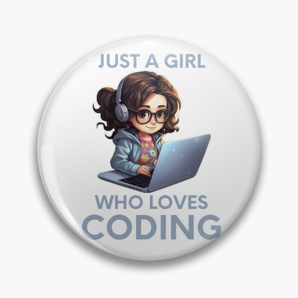Item preview, Just A Girl Who Loves Coding Geek Coding Women designed and sold by ArtFromBeyond.