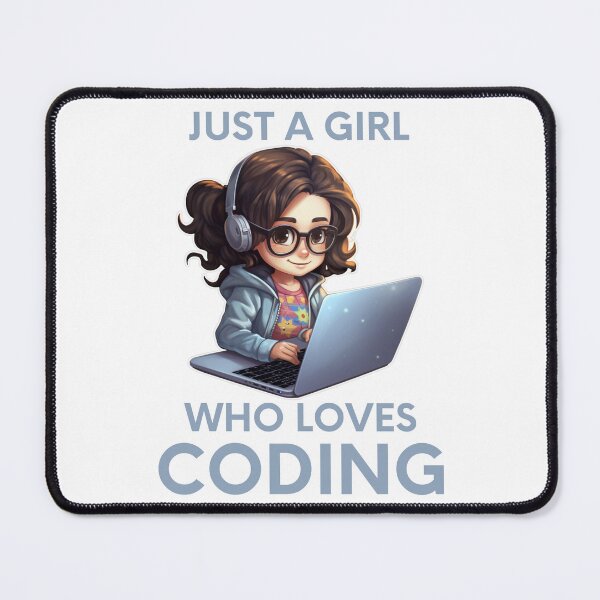 Item preview, Just A Girl Who Loves Coding Geek Coding Women designed and sold by ArtFromBeyond.
