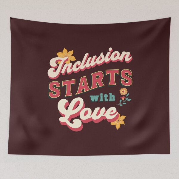 Item preview, Inclusion starts with love , accessibility rights, autism , chronic illness disability pride awareness disability advocate ADHD designed and sold by InspireGlow.