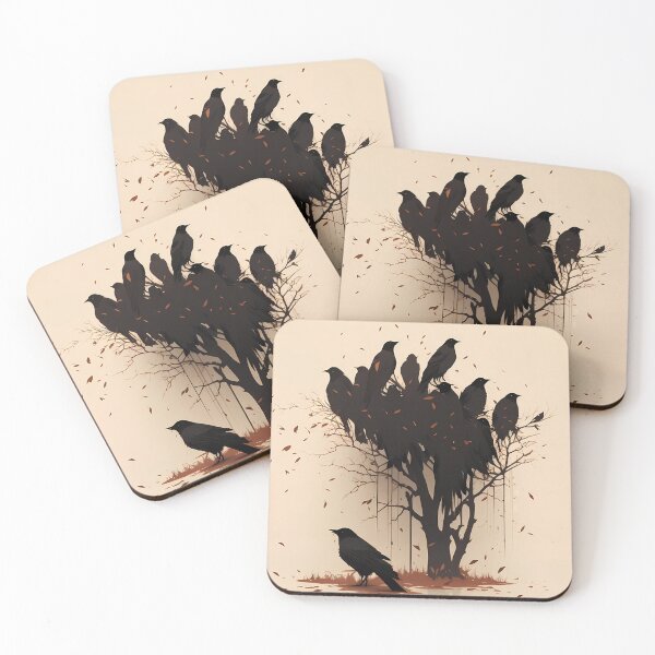 Item preview, Bunch of crows awaiting Halloween designed and sold by Anima-aesthetic.