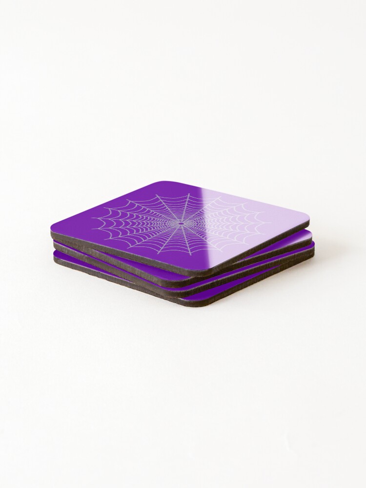 Thumbnail 4 of 5, Coasters (Set of 4), Spiderweb designed and sold by RayRayViolet.