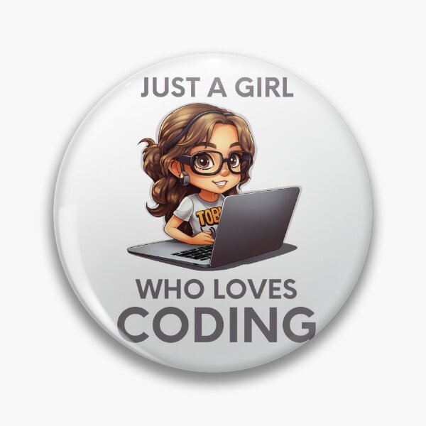 Item preview, Just A Girl Who Loves Coding Geek Coding Women designed and sold by ArtFromBeyond.