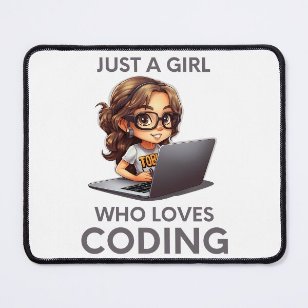 Item preview, Just A Girl Who Loves Coding Geek Coding Women designed and sold by ArtFromBeyond.