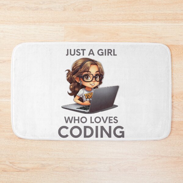 Item preview, Just A Girl Who Loves Coding Geek Coding Women designed and sold by ArtFromBeyond.