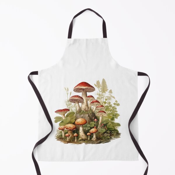Aperçu de l'œuvre Champignon rouge Amanita muscaria forestcore créée et vendue par OliveAndSnow.