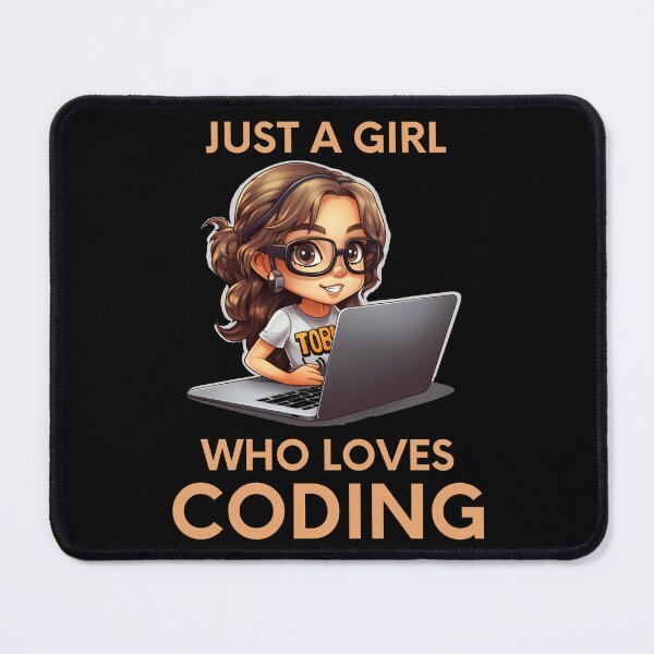 Item preview, Just A Girl Who Loves Coding Geek Coding Women designed and sold by ArtFromBeyond.