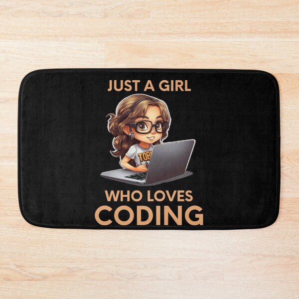 Item preview, Just A Girl Who Loves Coding Geek Coding Women designed and sold by ArtFromBeyond.