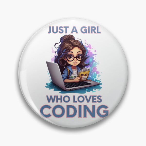 Item preview, Just A Girl Who Loves Coding Geek Coding Women designed and sold by ArtFromBeyond.