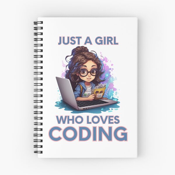 Item preview, Just A Girl Who Loves Coding Geek Coding Women designed and sold by ArtFromBeyond.