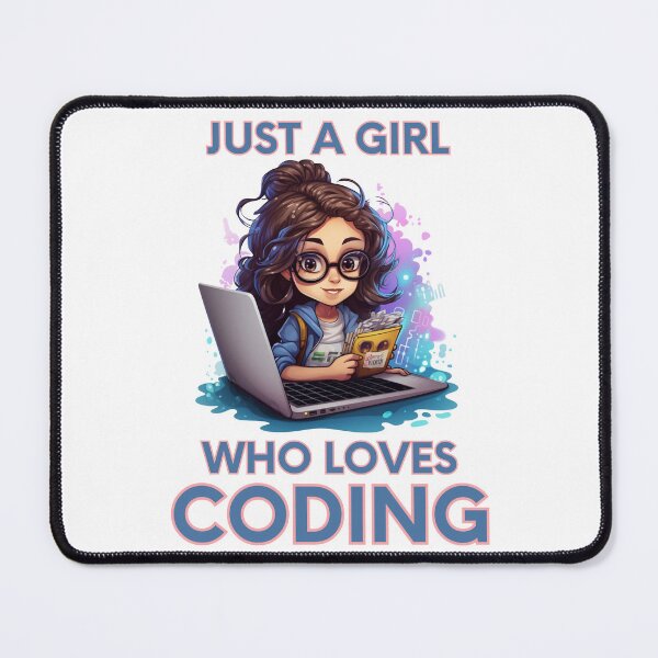 Item preview, Just A Girl Who Loves Coding Geek Coding Women designed and sold by ArtFromBeyond.