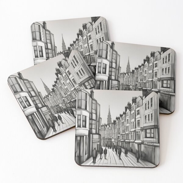 Item preview, Brighton Lanes in charcoal designed and sold by Pippysstore.