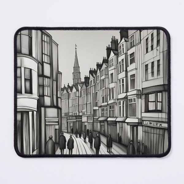 Item preview, Brighton Lanes in charcoal designed and sold by Pippysstore.