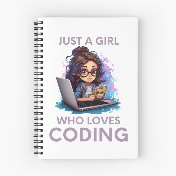 Item preview, Just A Girl Who Loves Coding Geek Coding Women designed and sold by ArtFromBeyond.