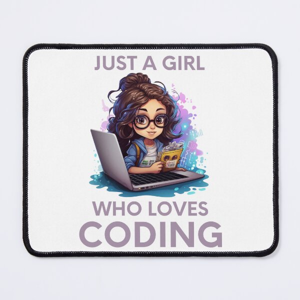 Item preview, Just A Girl Who Loves Coding Geek Coding Women designed and sold by ArtFromBeyond.