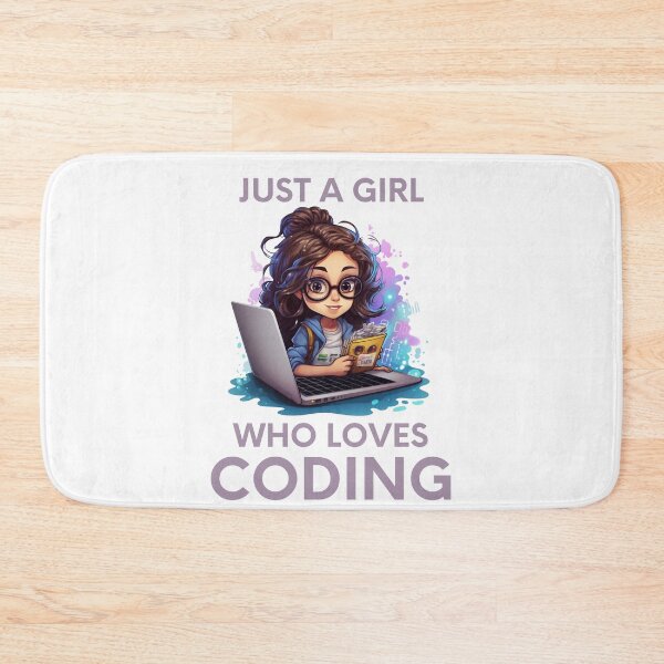 Item preview, Just A Girl Who Loves Coding Geek Coding Women designed and sold by ArtFromBeyond.