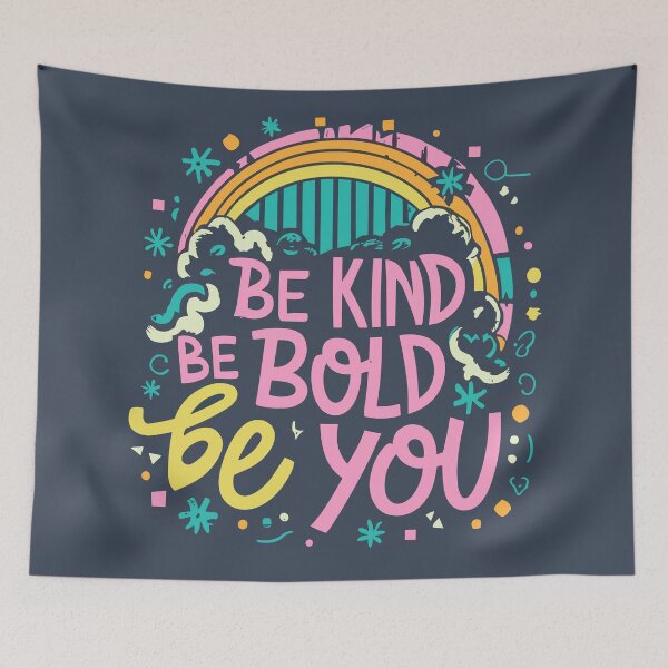 Item preview, Inspirational Typography Shirt: Be Kind, Be Bold, Be You designed and sold by TrendyArtInk.