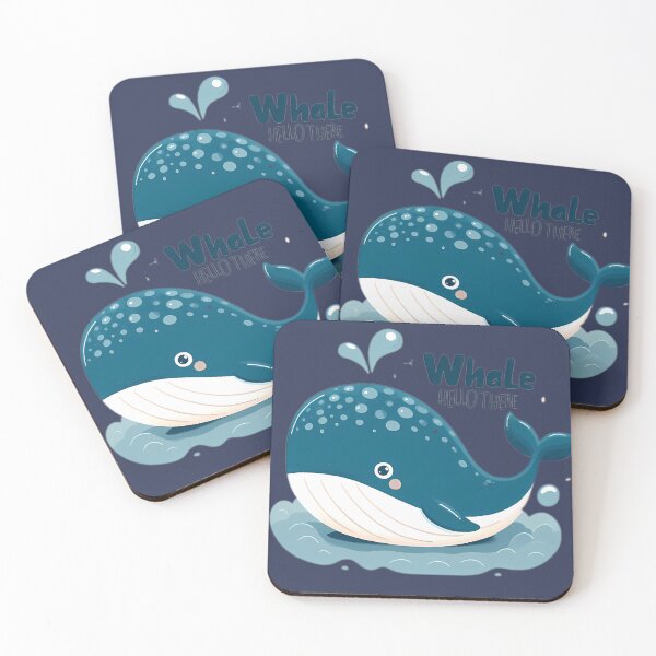 Item preview, Whale Hello There Pun designed and sold by hassanjnoub.