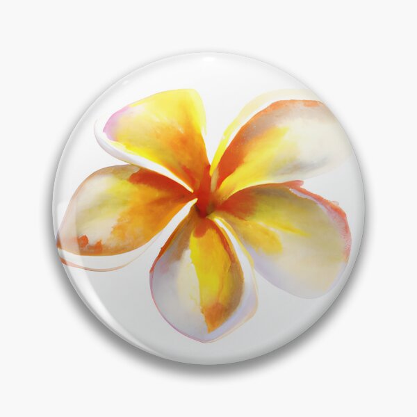 Item preview, Frangipani Painting designed and sold by FlutterByH.