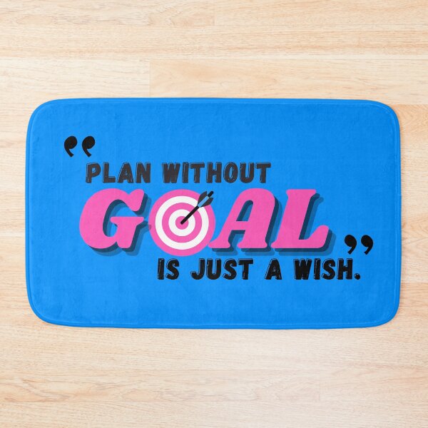 Item preview, Plan without goal is just a wish designed and sold by Stickboutique.