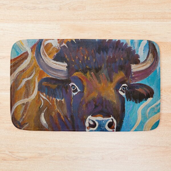 Item preview, Bison Portrait Modern Abstract designed and sold by Susan Rydberg.
