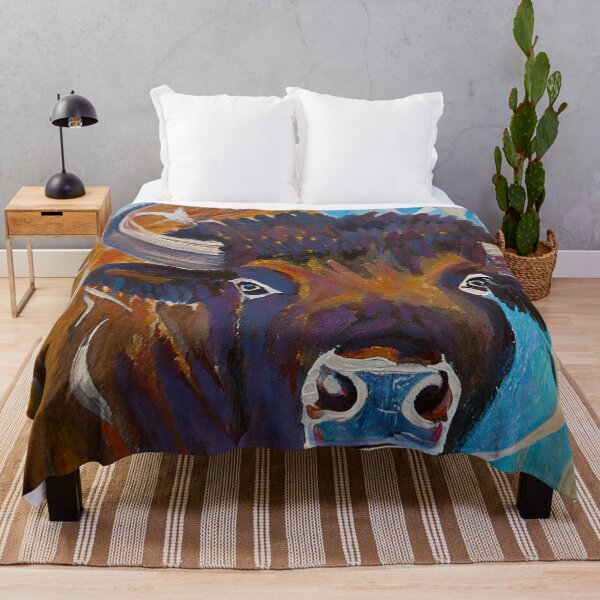Item preview, Bison Portrait Modern Abstract designed and sold by Susan Rydberg.