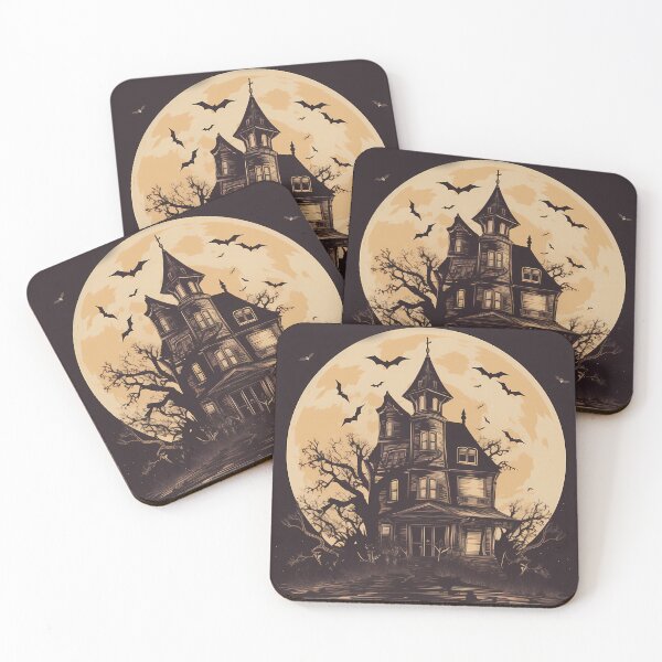 Item preview, Haunted Spooky House for Halloween designed and sold by Anima-aesthetic.