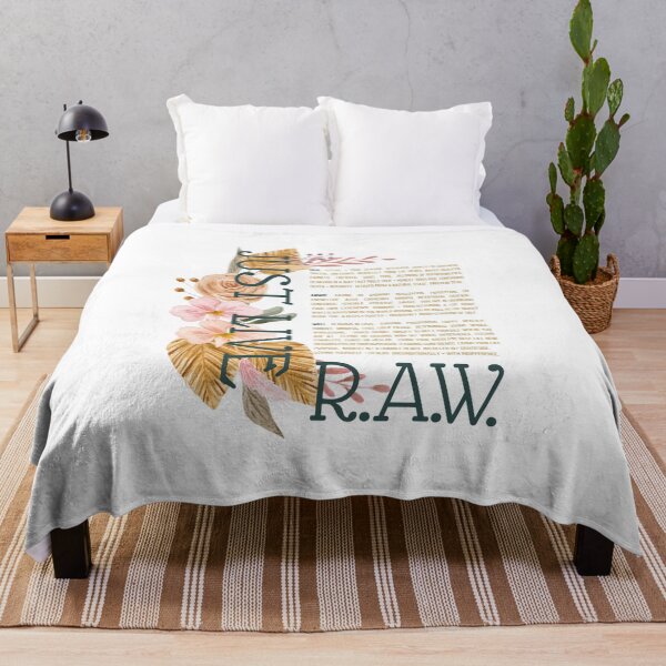 Item preview, Real Aware Well LIFESTYLE description of JUST LIVE R.A.W. poster sticker shirt designed and sold by JustLiveRaw.