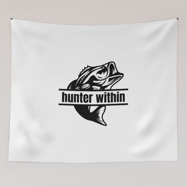 Item preview, Hunter within - fishing t-shirt designed and sold by BorczVisuals.