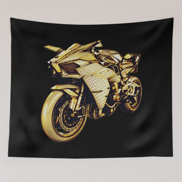Item preview, Kawasaki Ninja H2R Gold designed and sold by MrLordFashions.