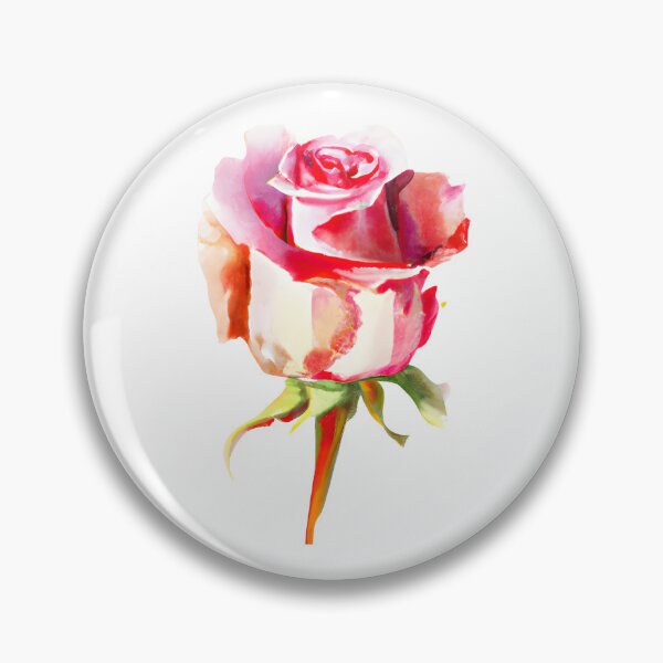 Item preview, Watercolor Rose Painting designed and sold by FlutterByH.