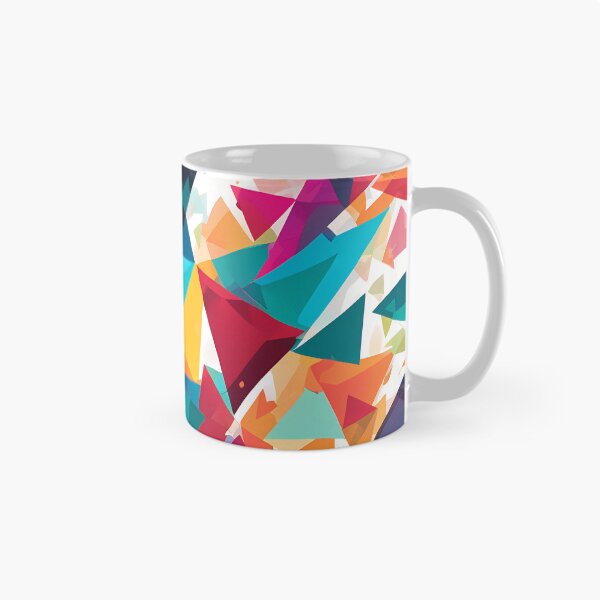 Item preview, Abstract colorful triangles pattern designed and sold by twisted-dot.