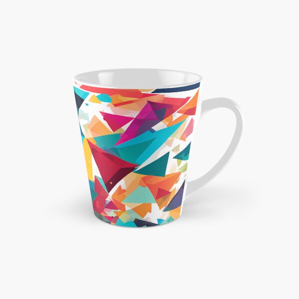 Item preview, Abstract colorful triangles pattern designed and sold by twisted-dot.