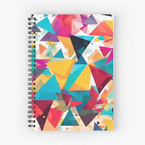 Item preview, Abstract colorful triangles pattern designed and sold by twisted-dot.