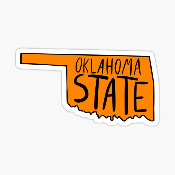 Oklahoma State Pokes Script Orange Vintage Hoodie