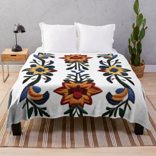 Item preview, Palestinian embroidered floral designed and sold by Roxburylane.