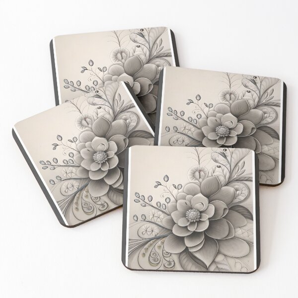 Item preview, The beauty of flowers without colour designed and sold by Larama by Anna.