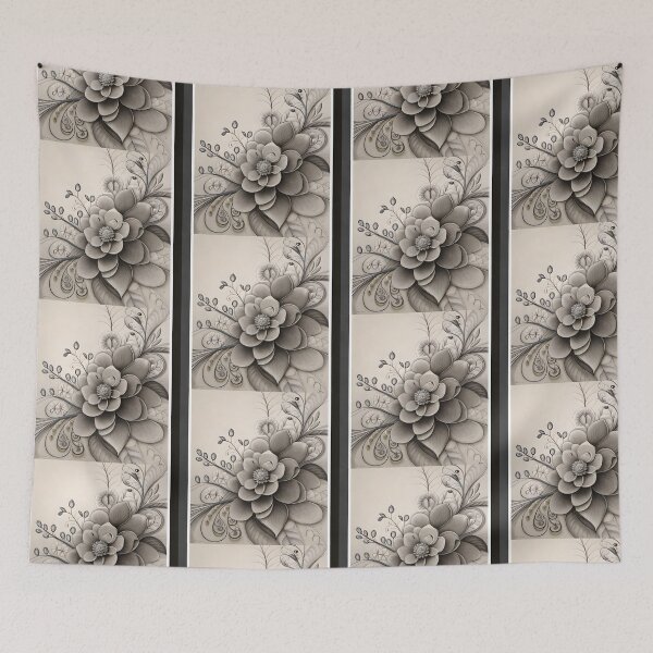 Item preview, The beauty of flowers without colour designed and sold by Larama by Anna.