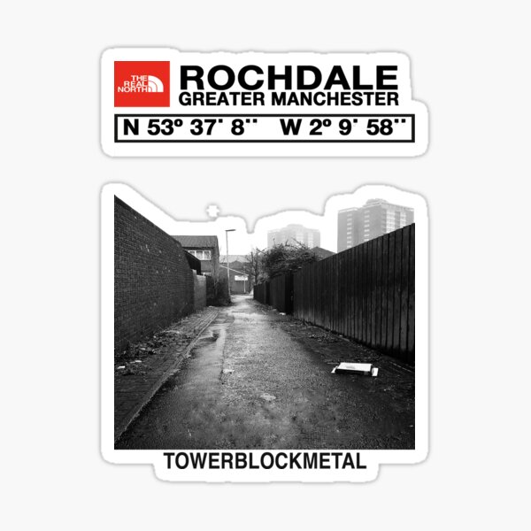 The Real North - Rochdale Sticker
