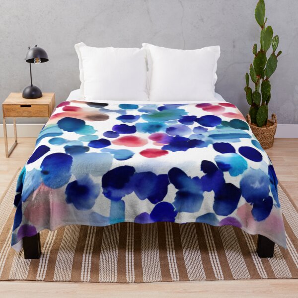 Item preview, Blue Pink Purple Watercolour Pattern designed and sold by AuraDesigner.