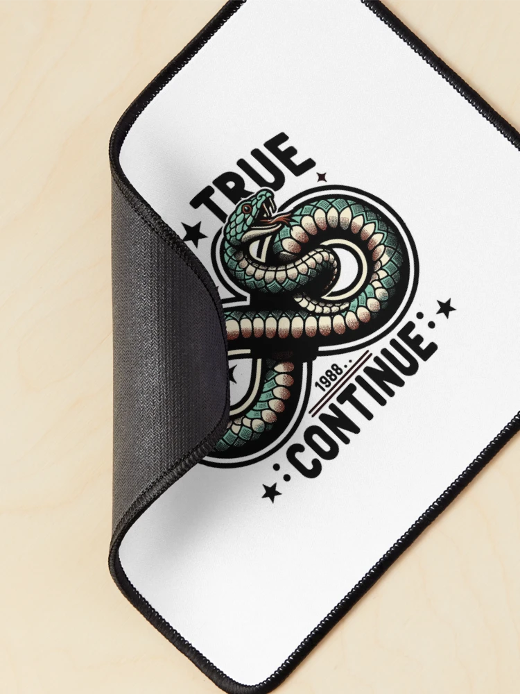 Thumbnail 2 of 5, Mouse Pad, While True Continue Python Infinite Loop designed and sold by ElLocoMus.